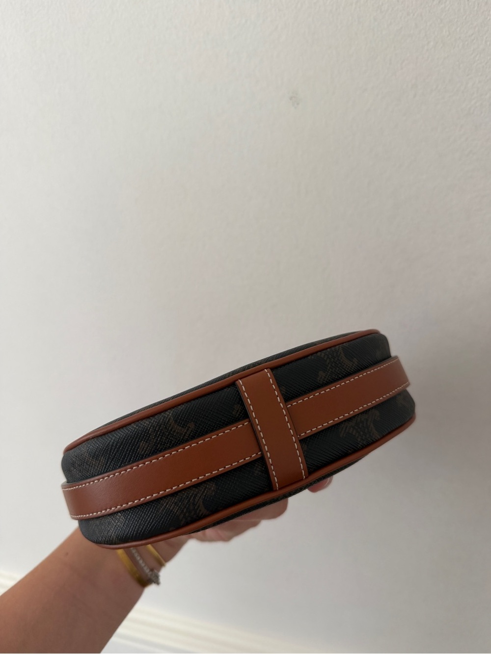 Celine MINI AVA BAG IN TRIOMPHE CANVAS AND CALFSKIN - Picture 5 of 5